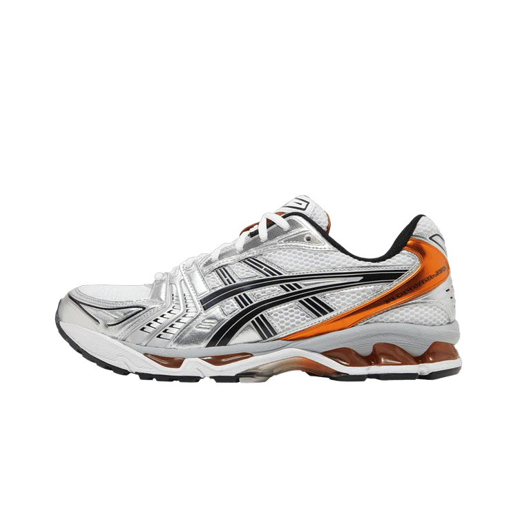 ASICS Gel-Kayano 14 White Piquant Orange, White/Piquant Orange (1201A019-109)