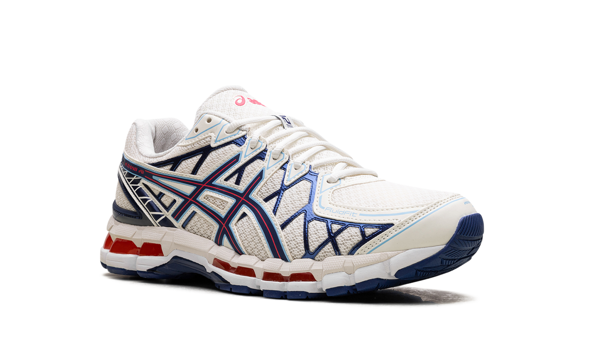 ASICS Gel-Kayano 20 Cream Blue Red