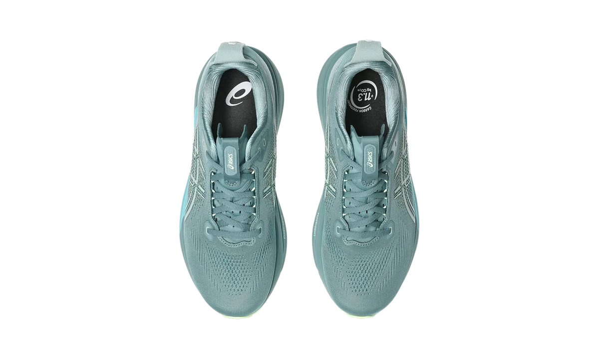 ASICS Gel-Kayano 33 Foggy Teal Illuminate Yellow