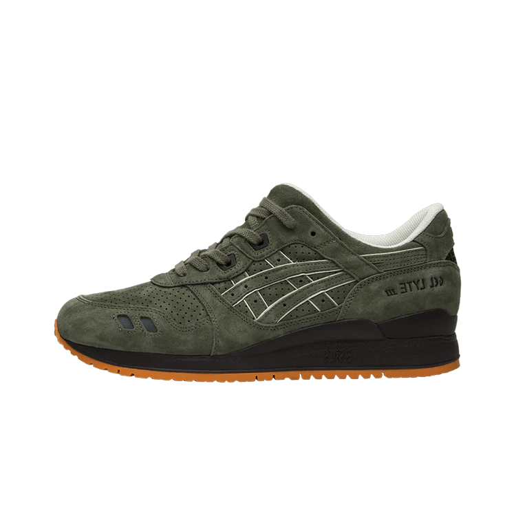 ASICS Gel-Lyte III Ronnie Fieg Militia (Special Box), Olive/Chocolate/Orange (H6C3K-6969)