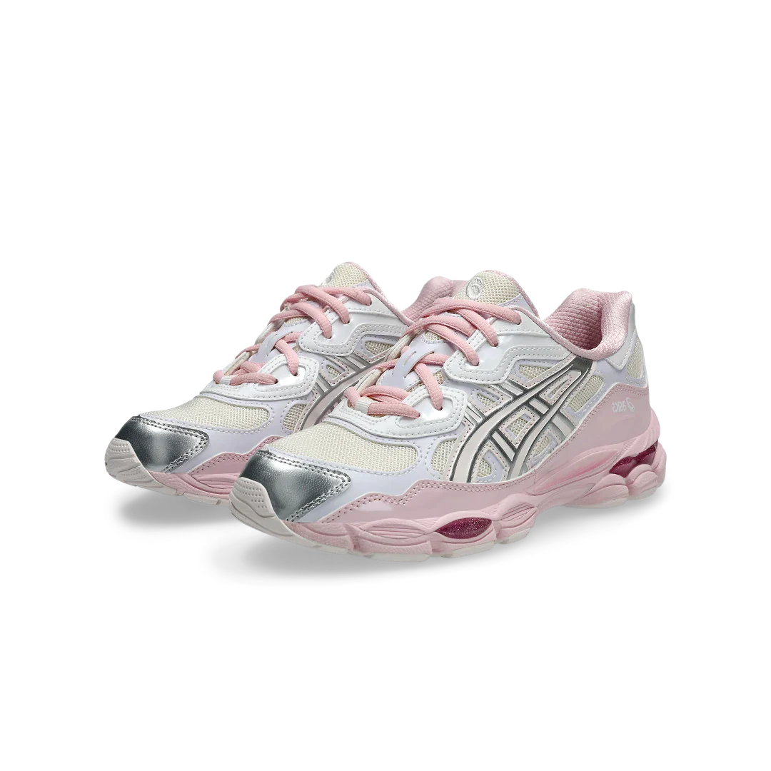ASICS Gel-NYC Kicki Yang Zhang Pink Cream Pure Silver, Cream/Pure Silver (1203A571-100)