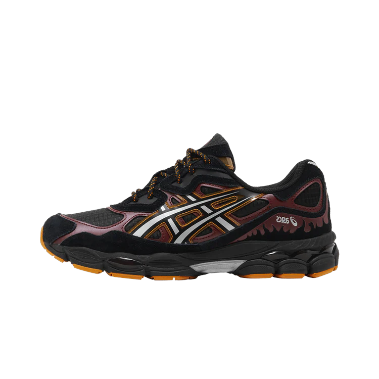 ASICS Gel-NYC Naruto Uzumaki Shippuden, Black/Burgundy (1203A487-001)