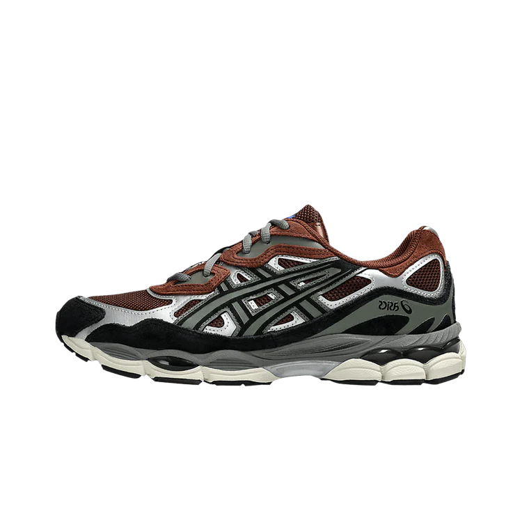 ASICS Gel-NYC Reddish Brown Steeple Grey, Reddish Brown/Steeple Grey (1203A383-200)