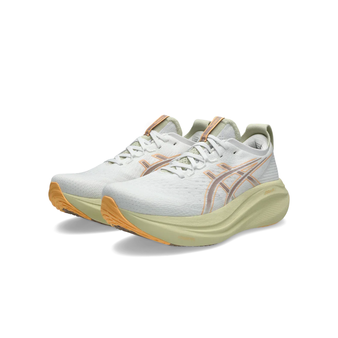 ASICS Gel-Nimbus 27 White Fawn, White/Fawn (1011B958-102)
