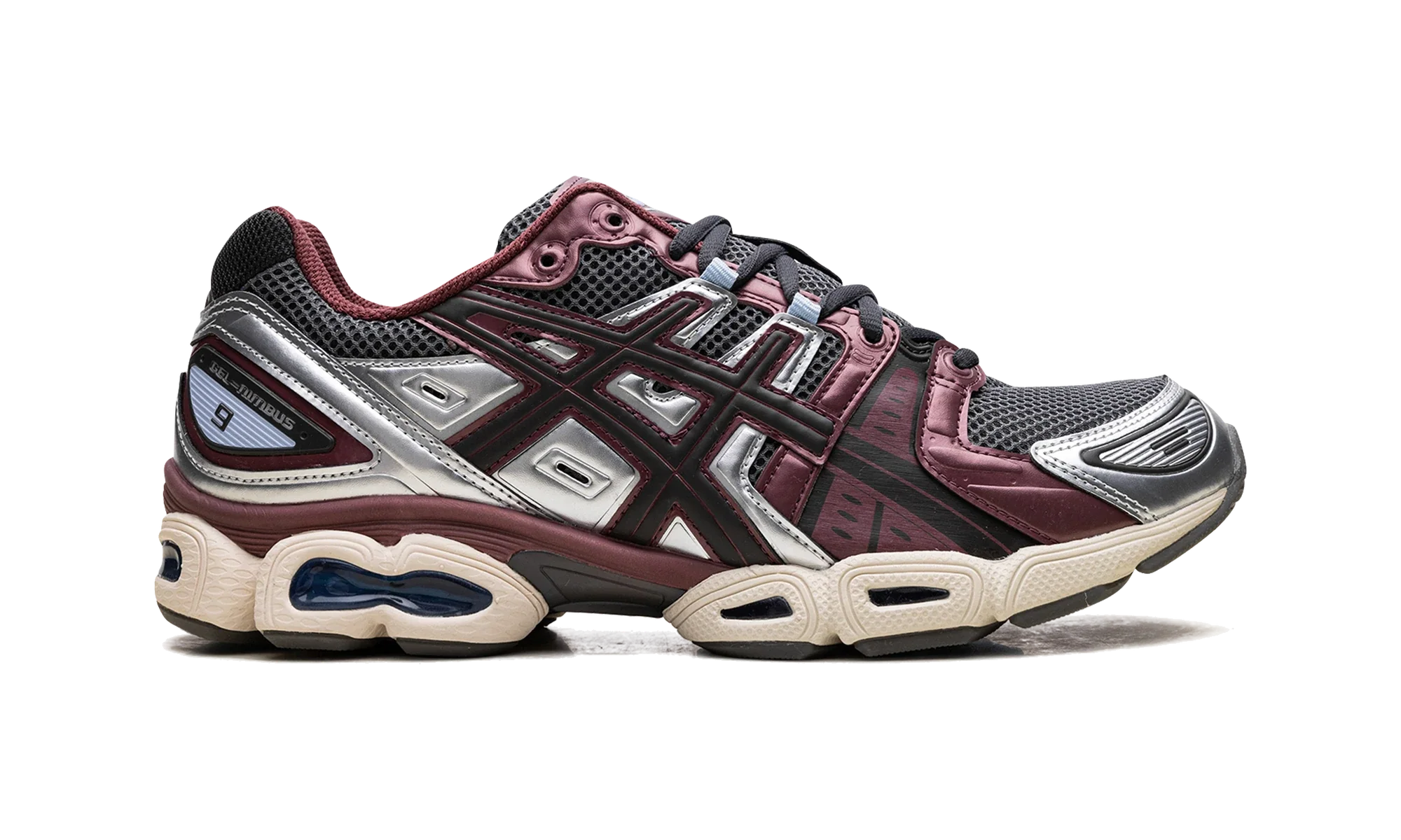 ASICS Gel-Nimbus 9 Truffle Grey Dark Cherry