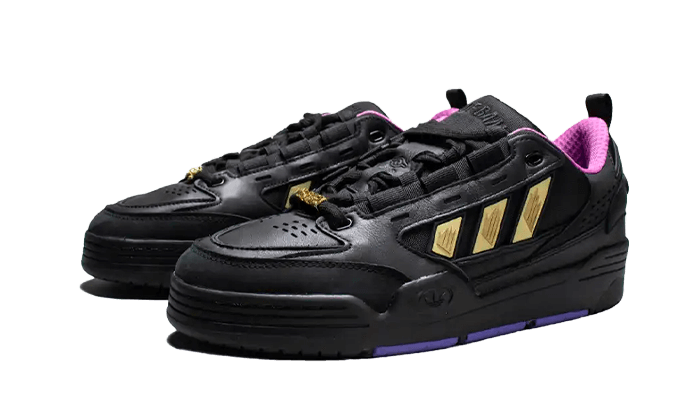 Adidas ADI2000 Yu-Gi-Oh! Yugi's World (with Sealed Dark Magician Promo Card), Core Black/Core Black/Purple Rush (H06442)