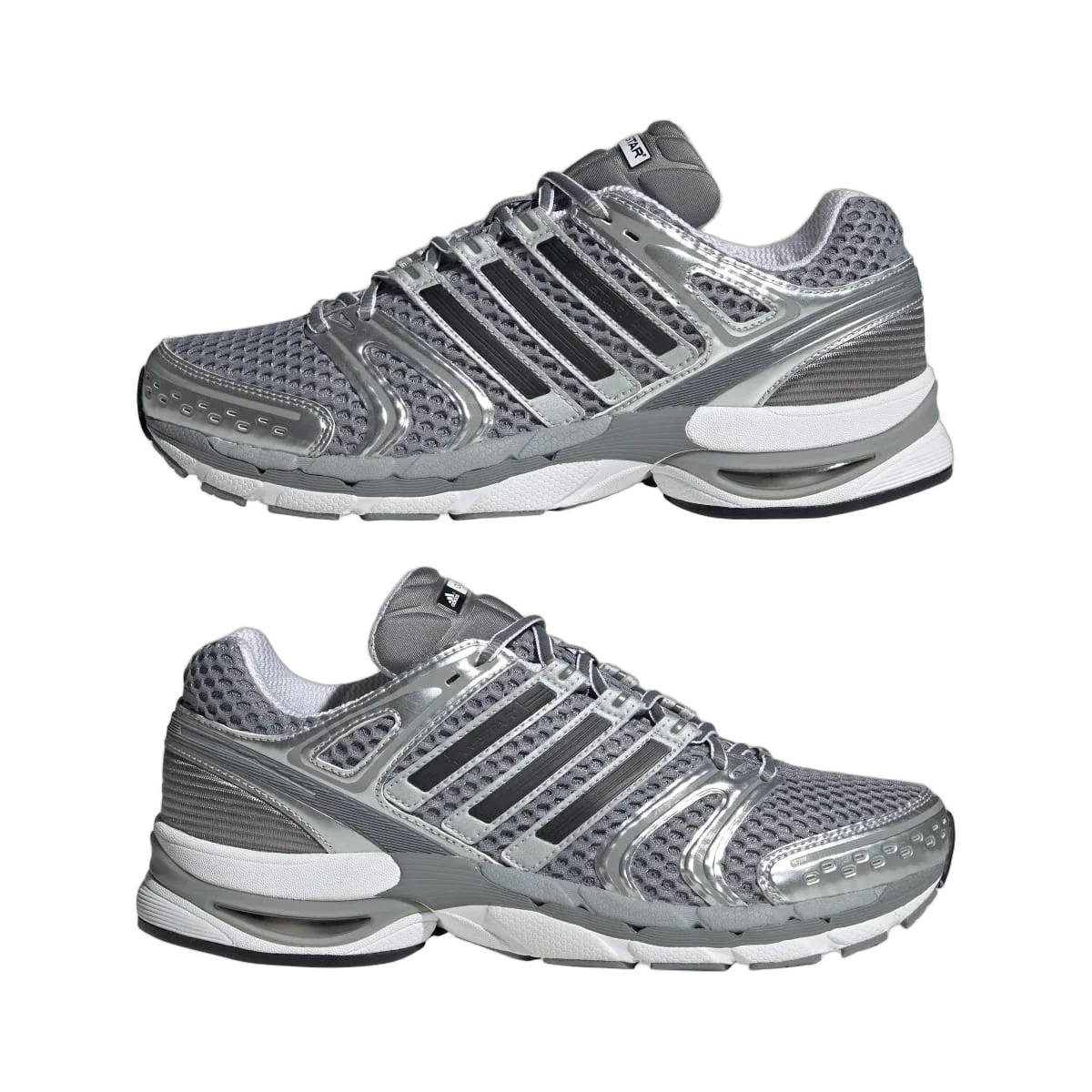 Adidas Adistar Control 5 Grey Black Silver Metallic