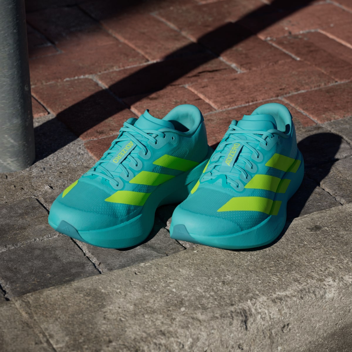Adidas Adizero Evo SL Flash Aqua Lucid Lemon