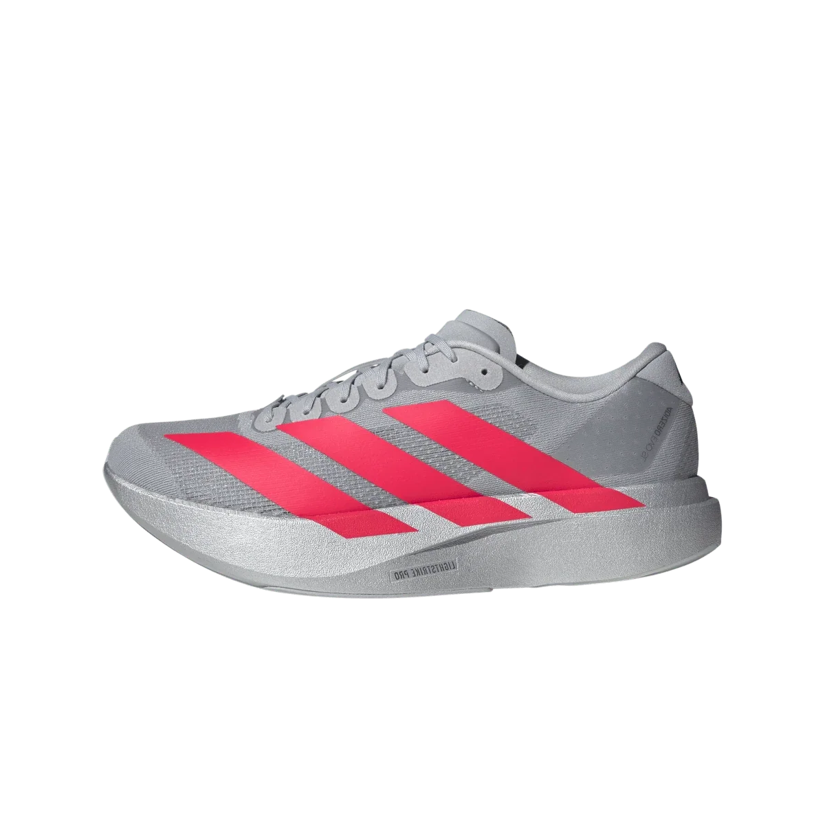 Adidas Adizero Evo SL Silver Metallic Lucid Red