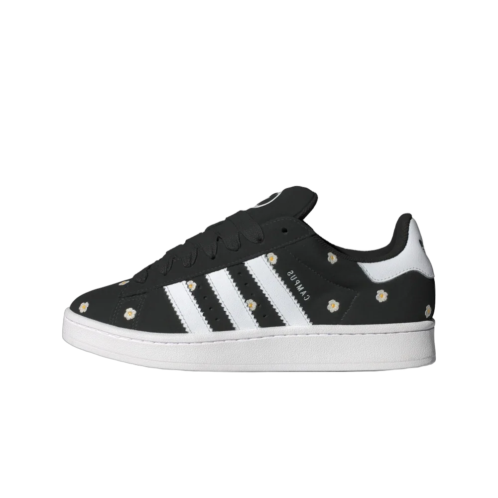 Adidas Campus 00s Core Black Floral, Core Black/Cloud White/Cloud White (IF9640)