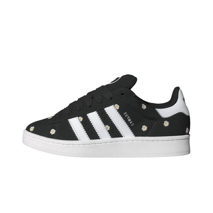 Adidas Campus 00s Core Black Floral, Core Black/Cloud White/Cloud White (IF9640)