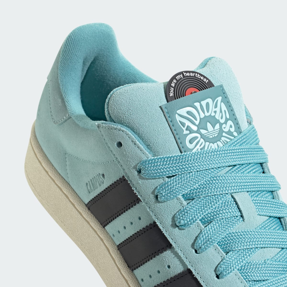 Adidas Campus 00s Core Black Semi Flash Aqua