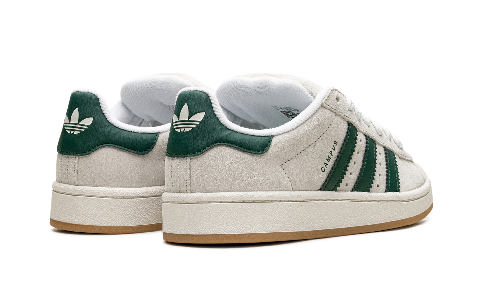 Adidas Campus 00s Crystal White Collegiate Green