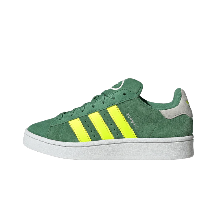 Adidas Campus 00s Preloved Green Solar Yellow (Kids), Preloved Green/Solar Yellow/Cloud White (IF3967)