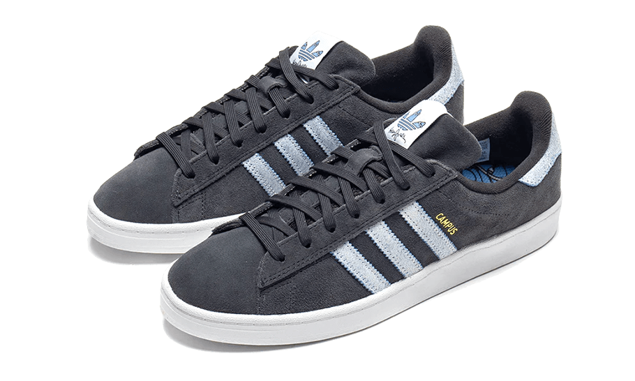 Adidas Campus ADV Henry Jones Carbon Cloud White Light Blue, Carbon/Cloud White/Light Blue (ID8446)