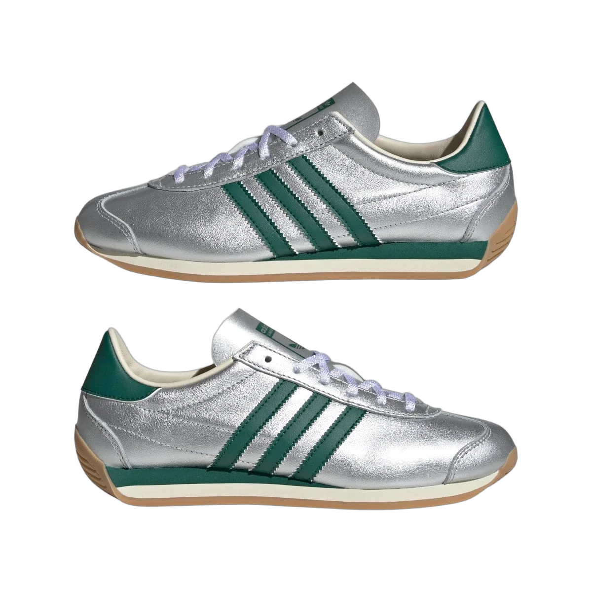Adidas Country OG Silver Metallic Collegiate Green