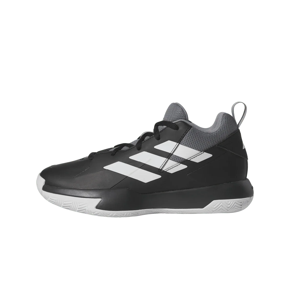 Adidas Cross 'Em Up Select Core Black Cloud White Grey Three