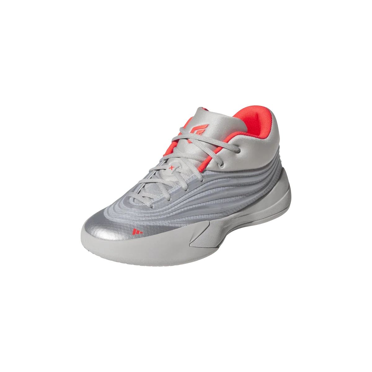 Adidas Dame 10 Silver Metallic Lucid Red