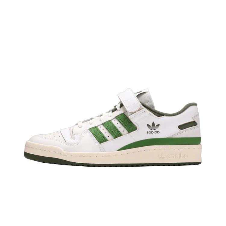 Adidas Forum 84 Low Crew Green, White/Crew Green-Wild Pine (FY8683)