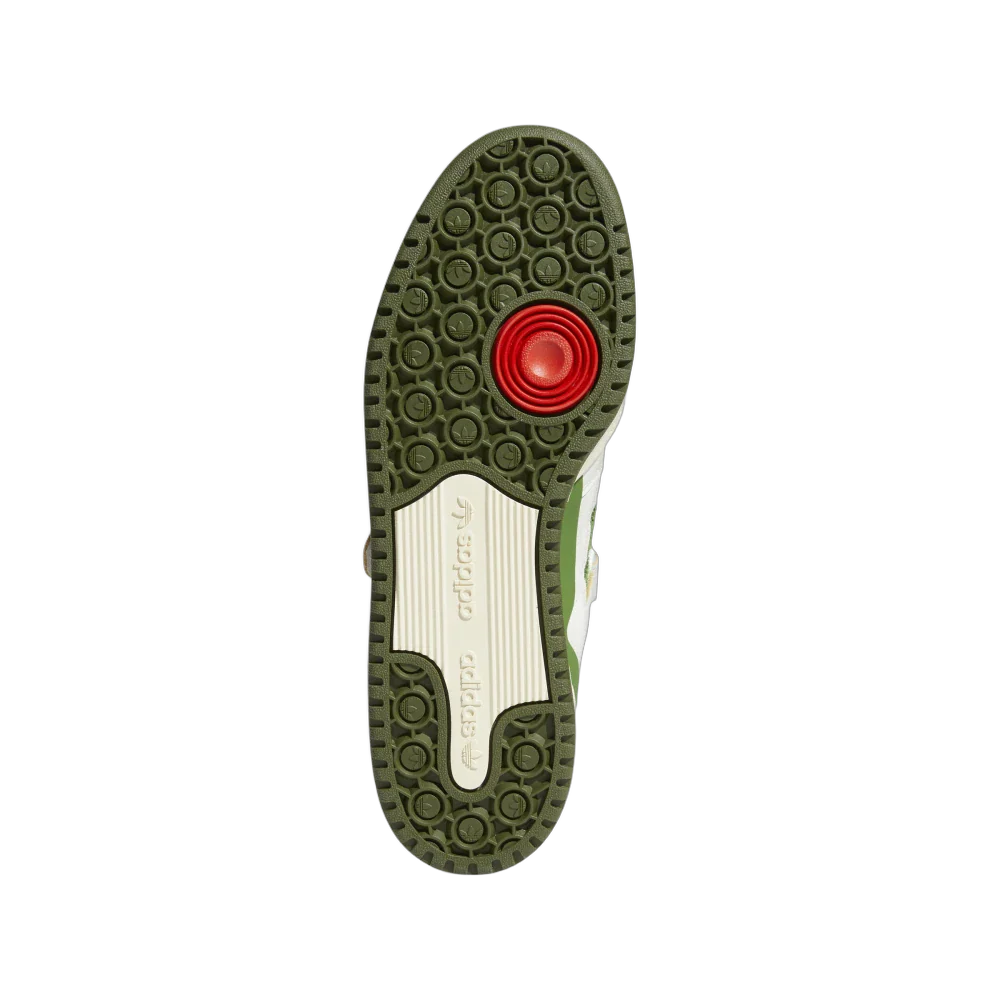 Adidas Forum 84 Low Crew Green, White/Crew Green-Wild Pine (FY8683)