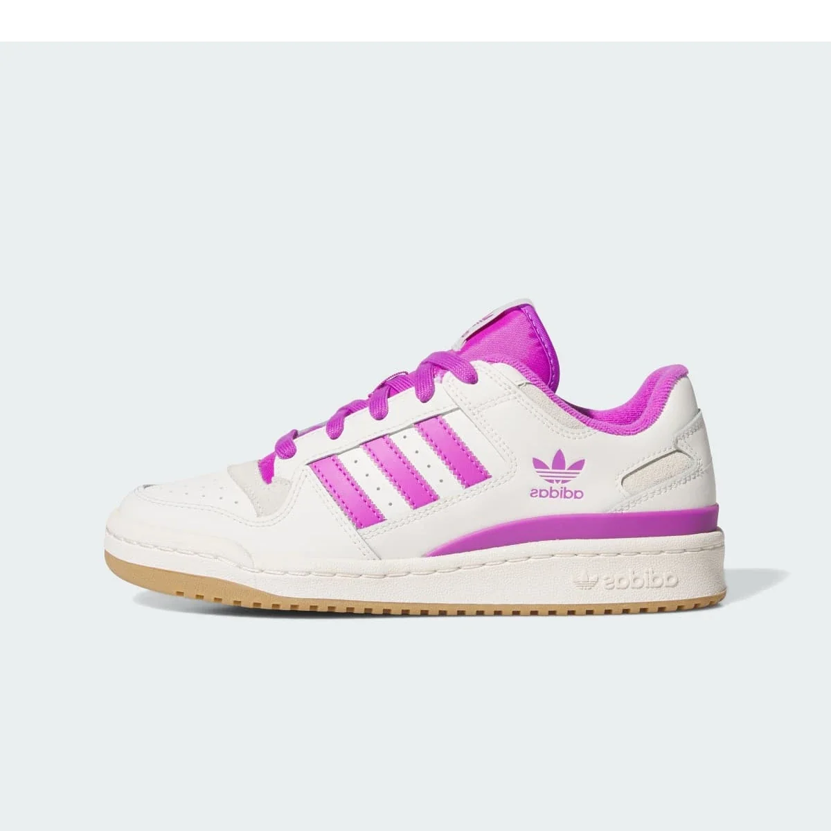 Adidas Forum Low CL Cloud White Purple Burst Cream White