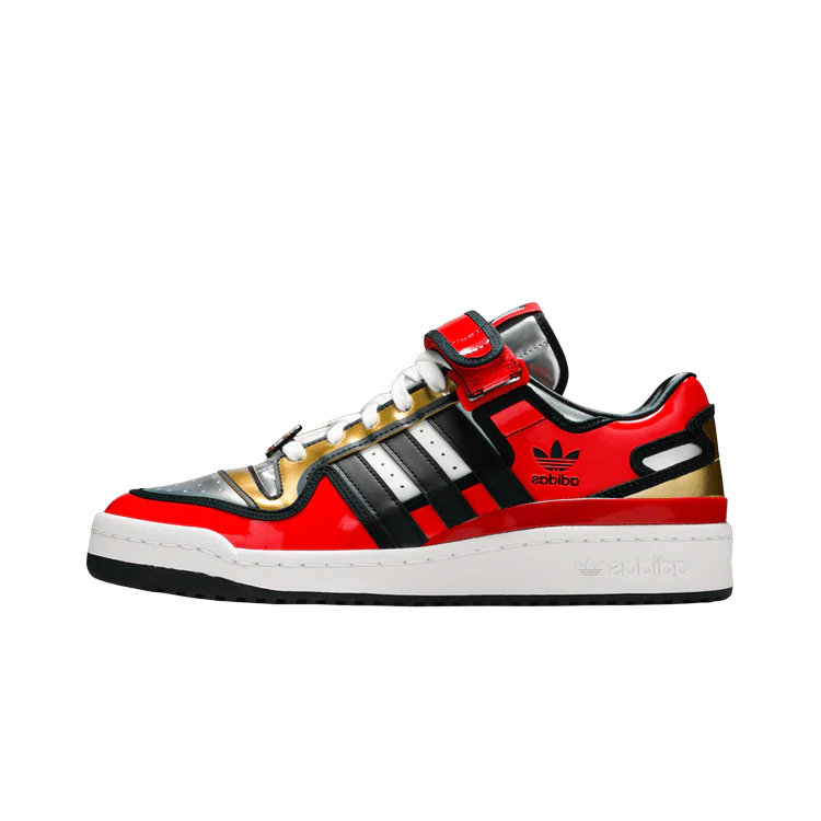 Adidas Forum Low The Simpsons Duffman, White/Red-Silver-Gold (H05801)