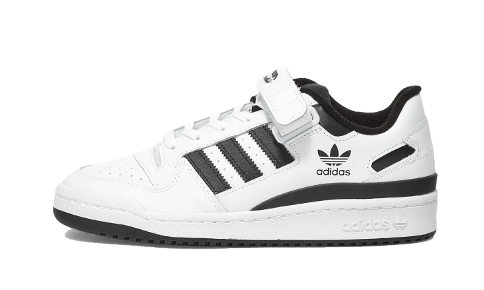 Adidas Forum Low White Black, Footwear White/Core Black/Footwear White (FY7757)