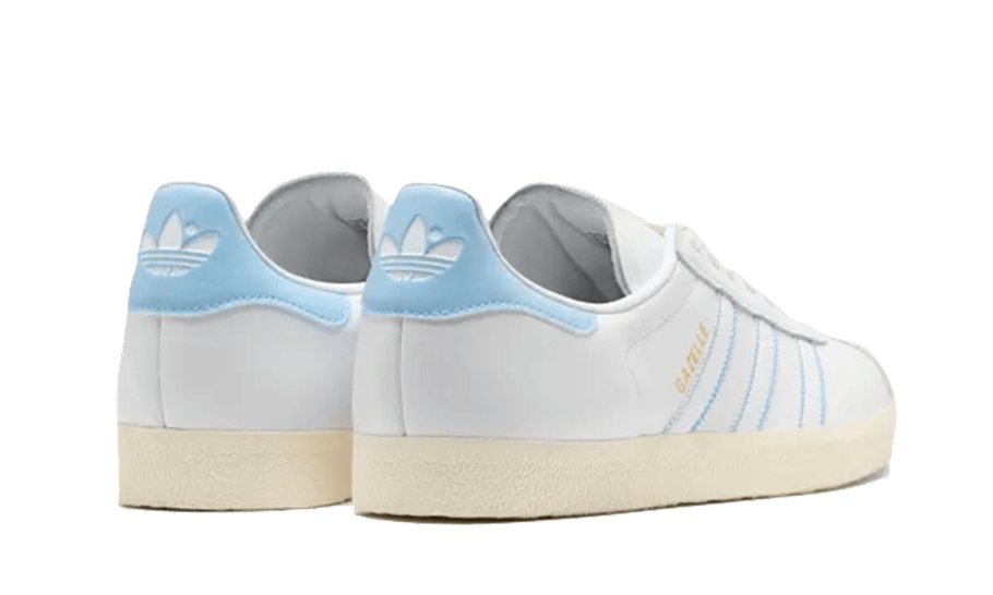 Adidas Gazelle Argentina, Cloud White/Glow Blue/Off White (ID3718)