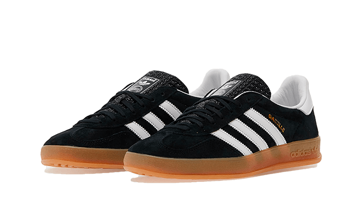 Adidas Gazelle Black White Gum, Core Black / Cloud White / Core Black (H06259)