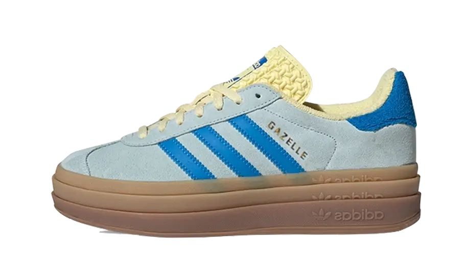 Adidas Gazelle Bold Almost Blue Yellow, Almost Blue/Bright Blue/Almost Yellow (IE0430)