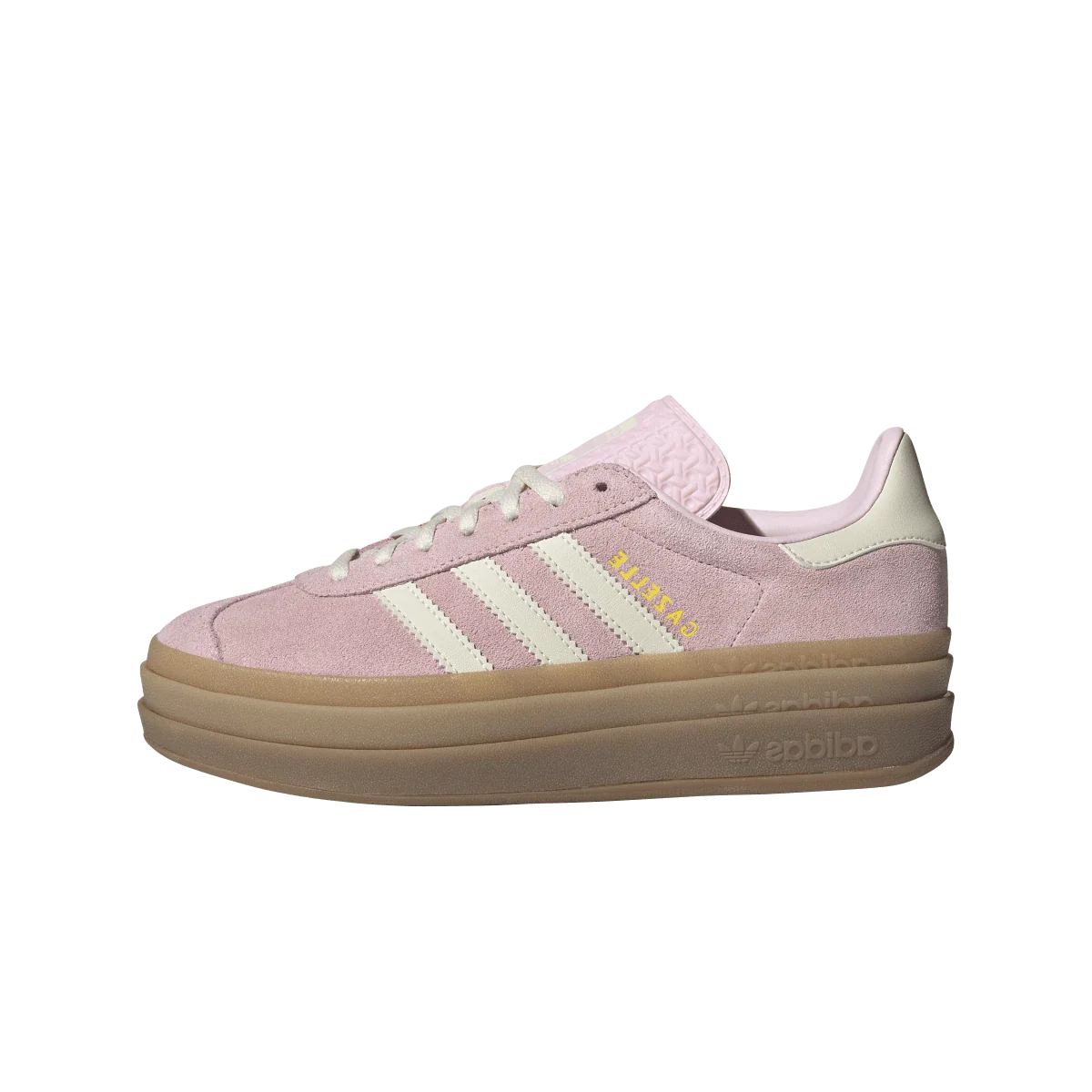 Adidas Gazelle Bold Clear Pink Cream White, Clear Pink /Cream White/Gold Metallic (JQ7777)