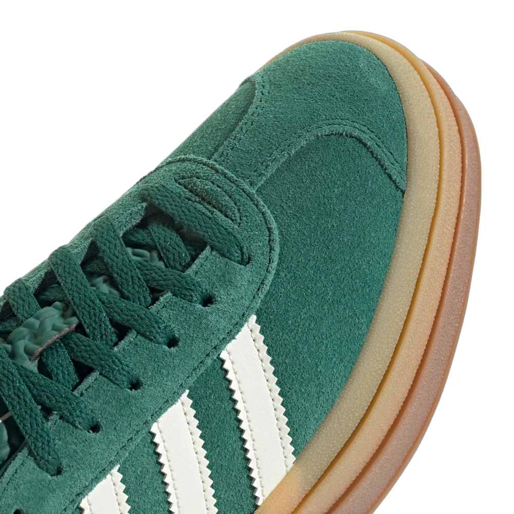Adidas Gazelle Bold Collegiate Green, Collegiate Green/Off White/Gold Metallic (JI0325)