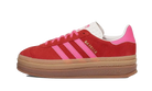 Adidas Gazelle Bold Collegiate Red Lucid Pink, Collegiate Red/Lucid Pink/Core White (IH7496)