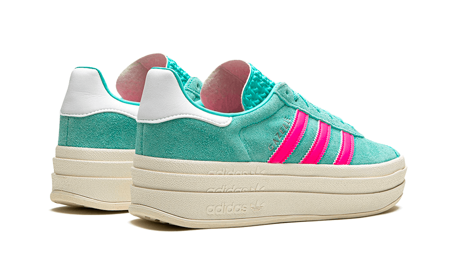 Adidas Gazelle Bold Flash Aqua Lucid Pink, Flash Aqua/Lucid Pink/Cloud White (ID7026)