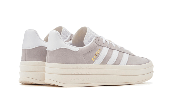 Adidas Gazelle Bold Grey White, Grey Two/Footwear White/Core White (HQ6893)