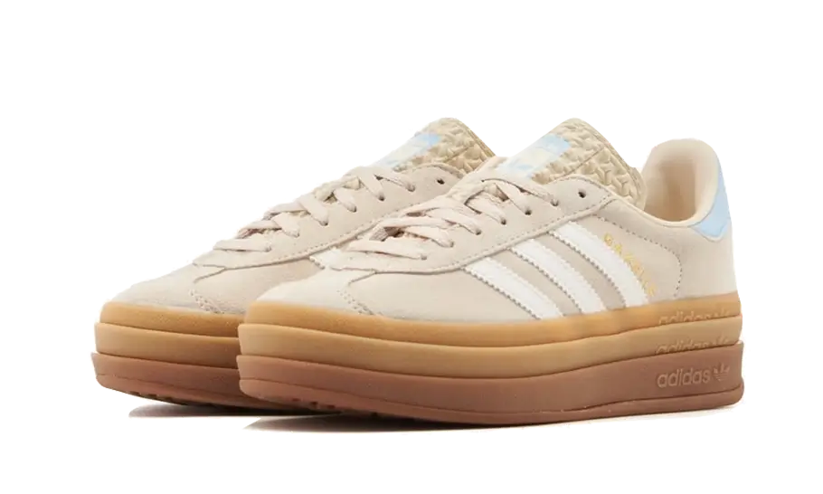 Adidas Gazelle Bold Wonder White Clear Sky (Kids), Wonder White/Cloud White/Clear Sky (JH5540)