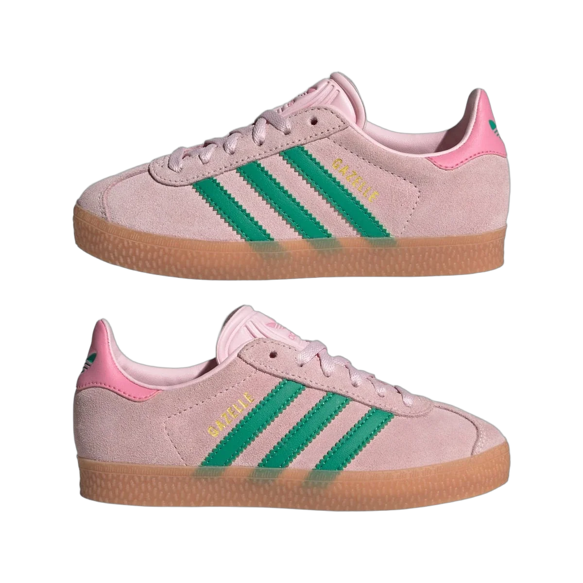 Adidas Gazelle Clear Pink Court Green Bliss Pink (PS)