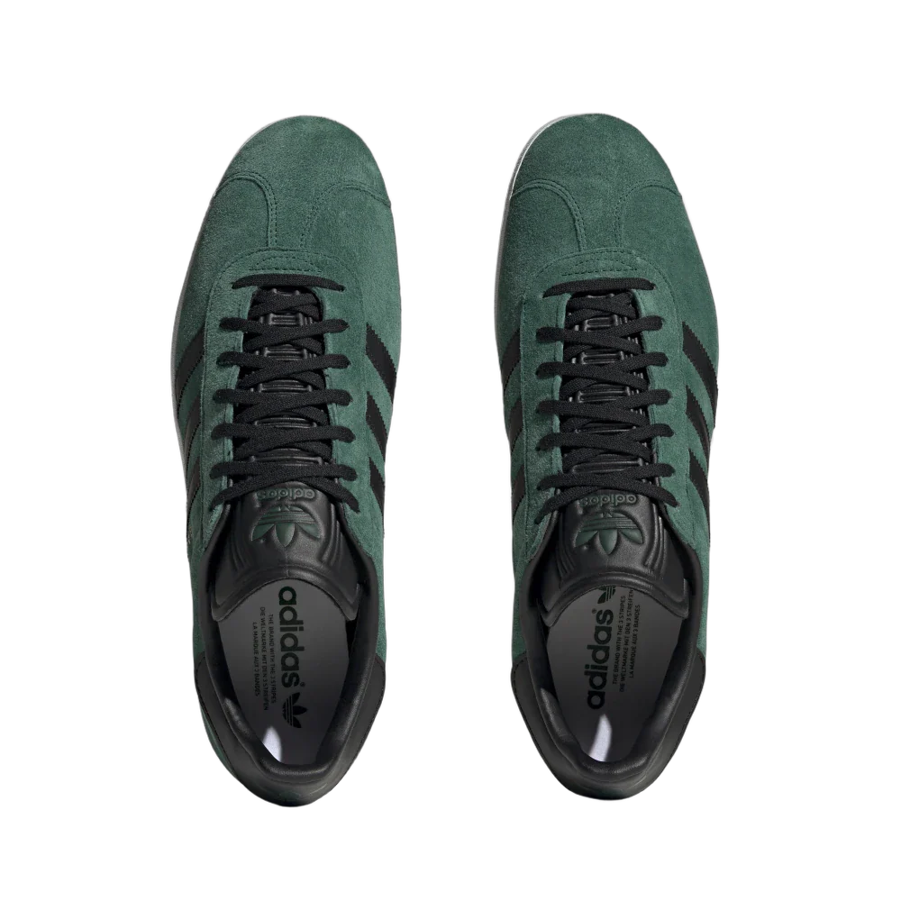 Adidas Gazelle College Green Black, College Green/Black/Gold Metallic (BB5487)