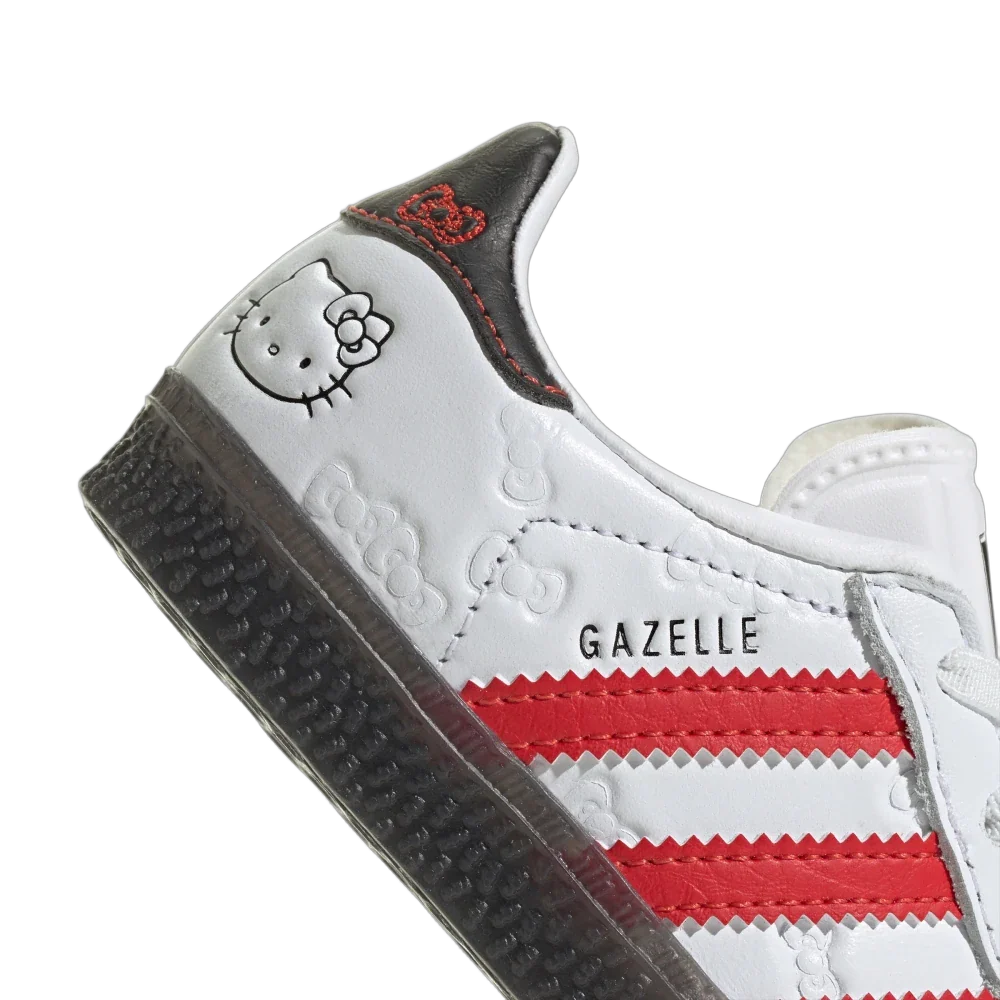 Adidas Gazelle Comfort Closure Hello Kitty (TD), Cloud White/Red/Black (IH9956)