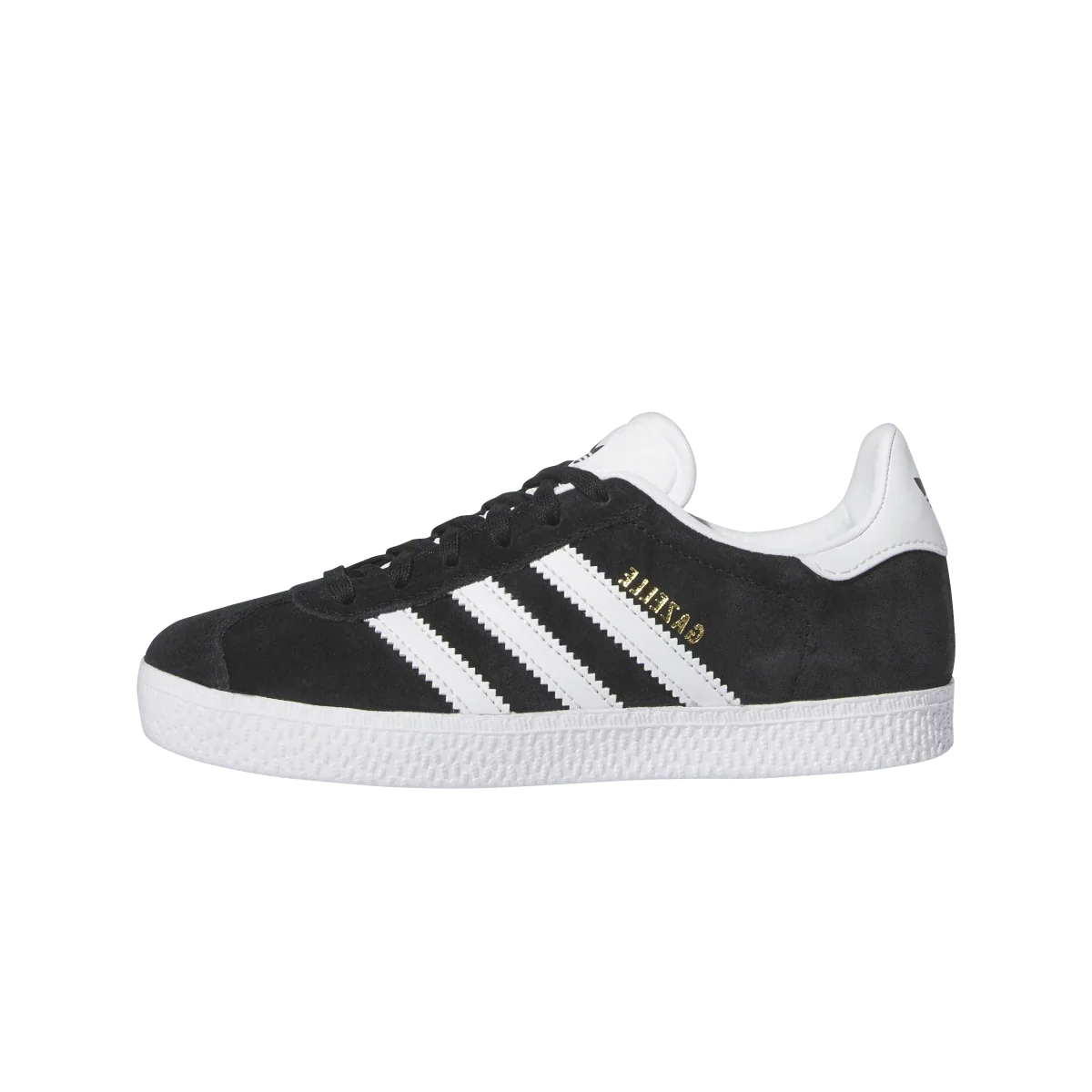 Adidas Gazelle Core Black Cloud White Gold Metallic (PS)
