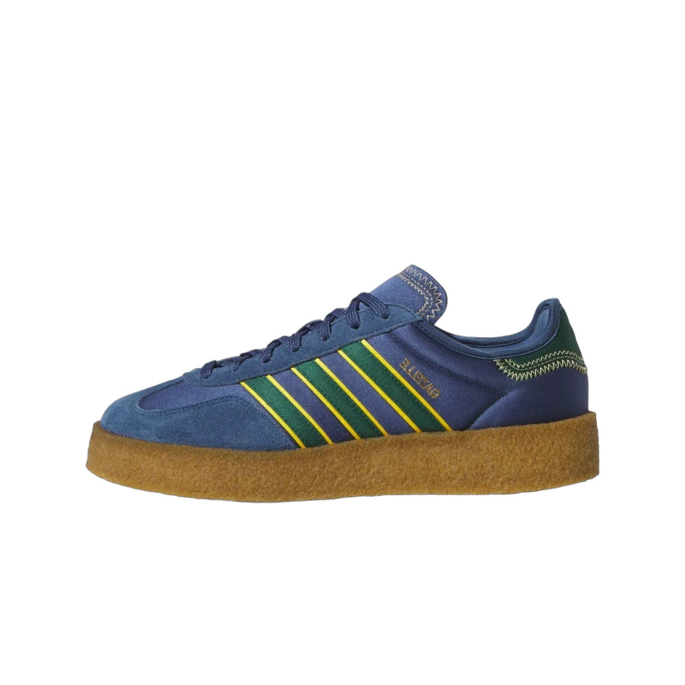 Adidas Gazelle Crepe CLOT By Edison Chen Night Marine, Night Marine/Collegiate Green/Hazy Yellow (JR5408)