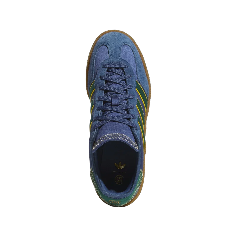 Adidas Gazelle Crepe CLOT By Edison Chen Night Marine, Night Marine/Collegiate Green/Hazy Yellow (JR5408)