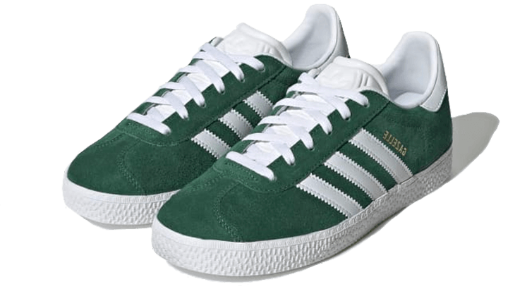 Adidas Gazelle Dark Green Cloud White, Dark Green/Cloud White/Cloud White (HP2881)