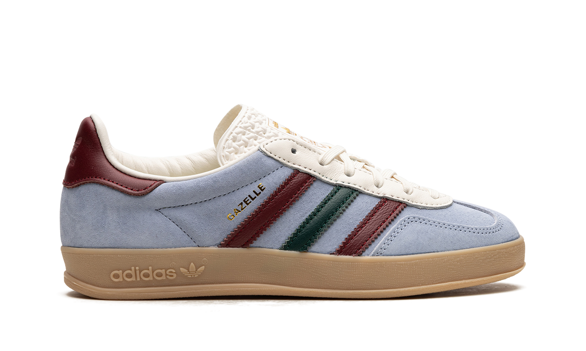 Adidas Gazelle Indoor Blue Dawn Collegiate Burgundy