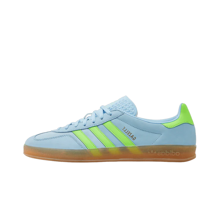 Adidas Gazelle Indoor Clear Sky Solar Green, Clear Sky/Solar Green/Gum (JI1372)