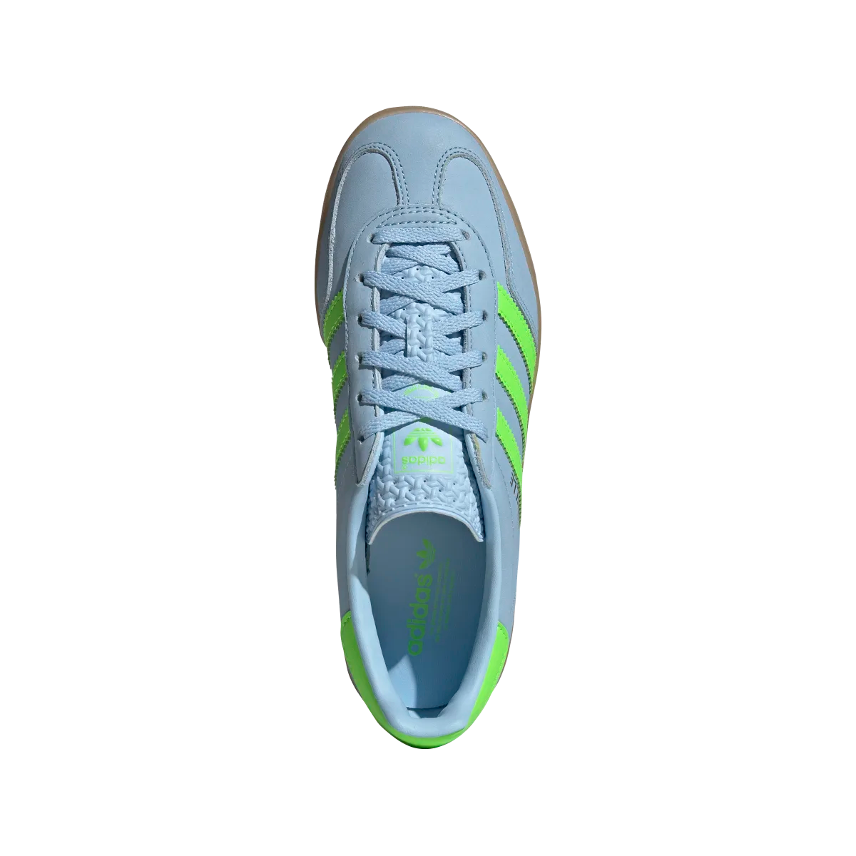 Adidas Gazelle Indoor Clear Sky Solar Green, Clear Sky/Solar Green/Gum (JI1372)
