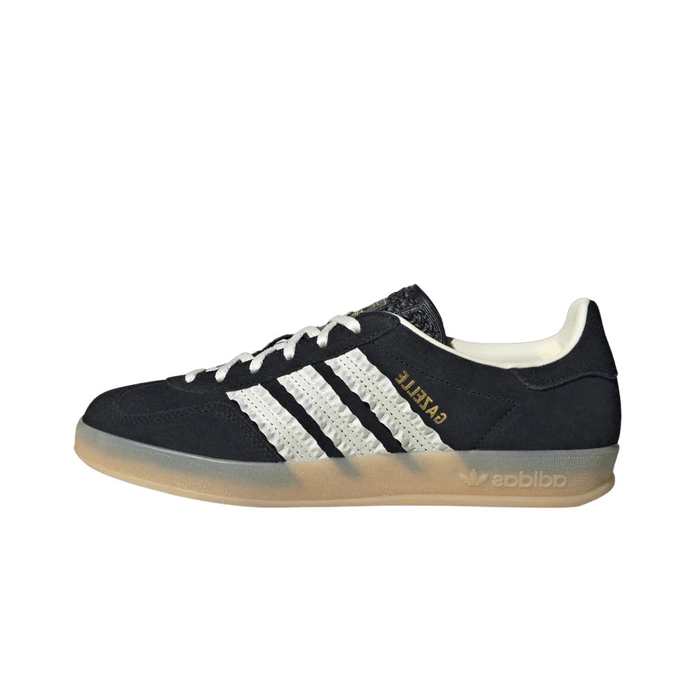 Adidas Gazelle Indoor Core Black Cream White Gum, Core Black/Cream White/Gum (JS1412)