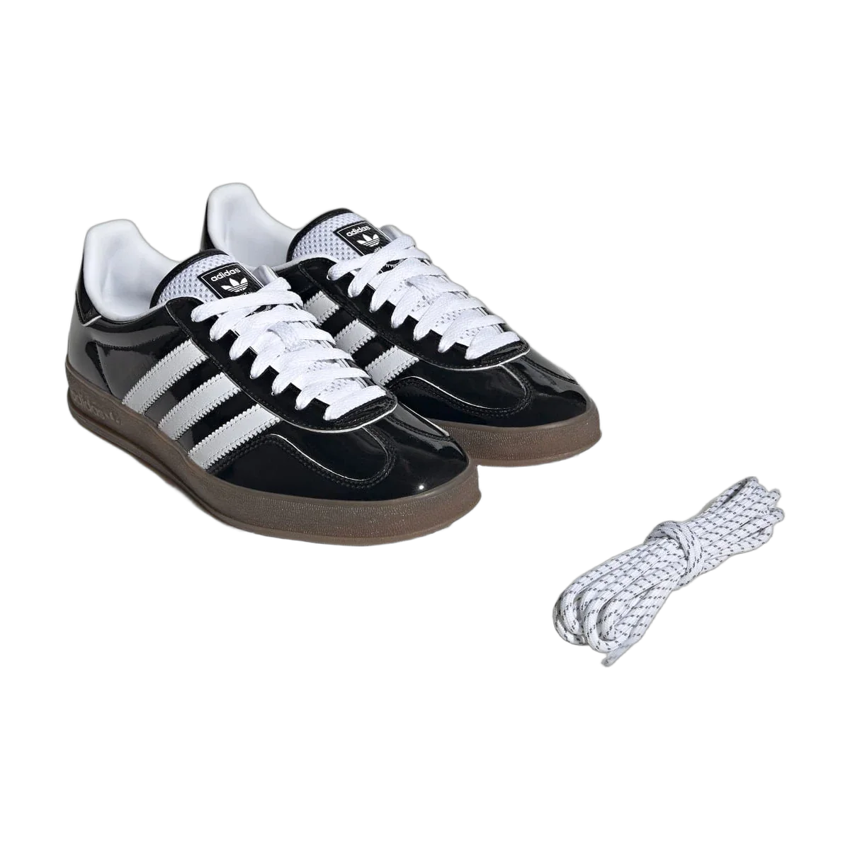Adidas Gazelle Indoor Core Black Patent Leather