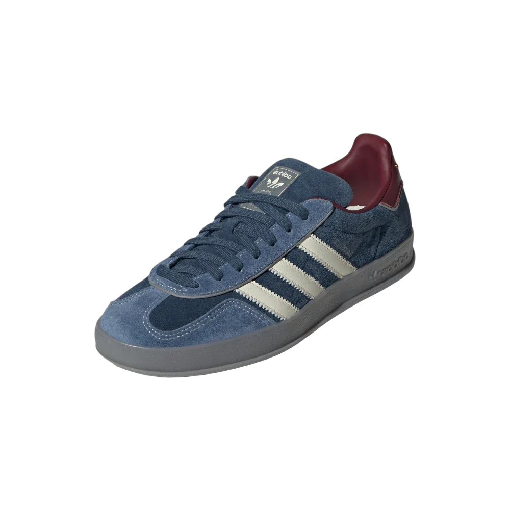 Adidas Gazelle Indoor Crew Navy Burgundy, Crew Navy/Gold Metallic/Off White (ID1008)