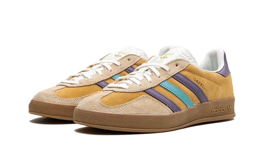 Adidas Gazelle Indoor Glow Orange Shadow Violet, Glow Orange/Shadow Violet/Off White (IG1636)